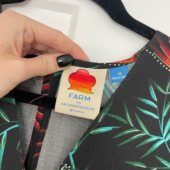 Farm Rio- Multi Colored Palm Dress - Picture 5 of 6